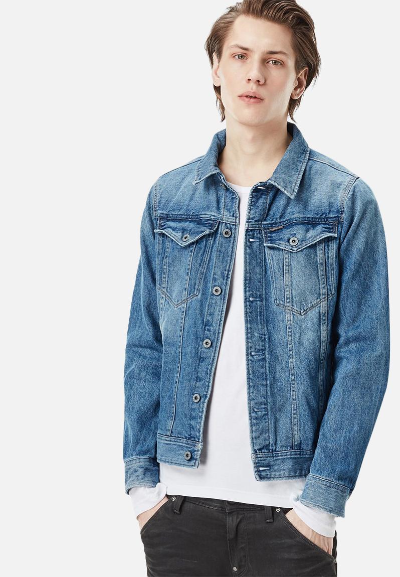 3301 Deconstructed 3D Slim jkt tobe denim - lt aged G-Star RAW Jackets ...