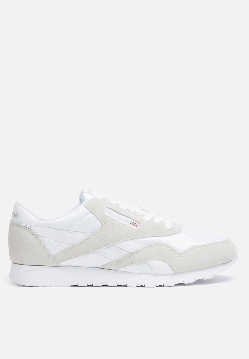 Reebok Classic Nylon Foundation - 6390 - White/Light Grey Reebok ...