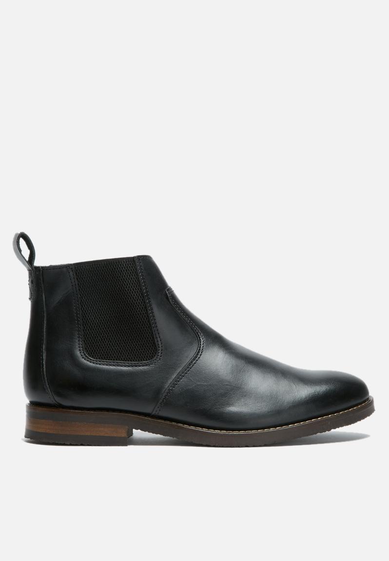 Cameron leather chelsea boot - black leather basicthread Boots ...