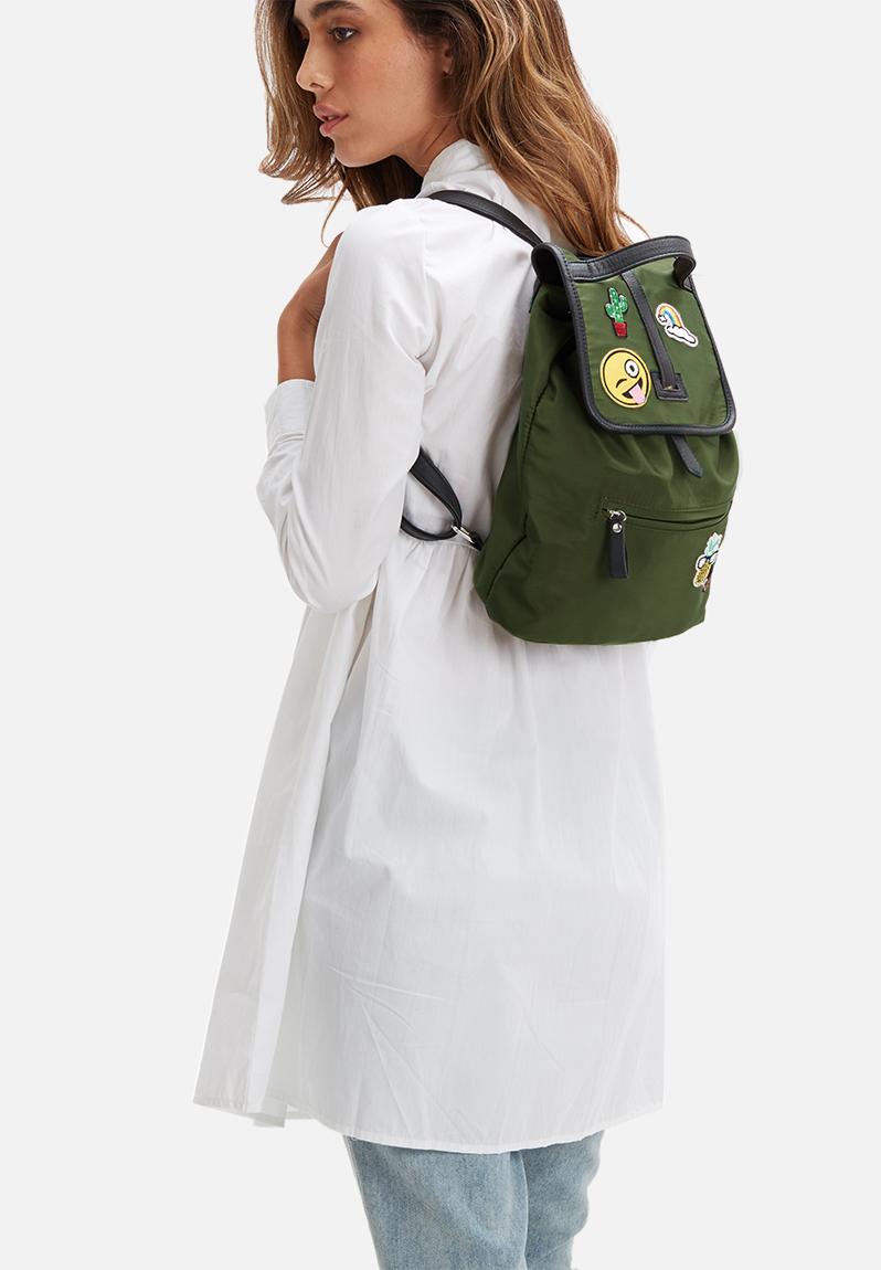 Dolly backpack - olive green Pieces Bags & Purses | Superbalist.com