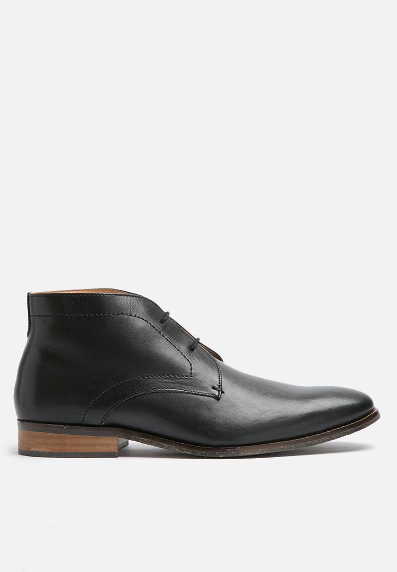 Irvin leather boot - black Watson Shoes Boots | Superbalist.com