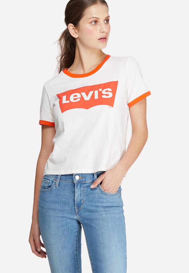Ringer graphic surf tee - orange tab Levi’s® T-Shirts, Vests & Camis ...