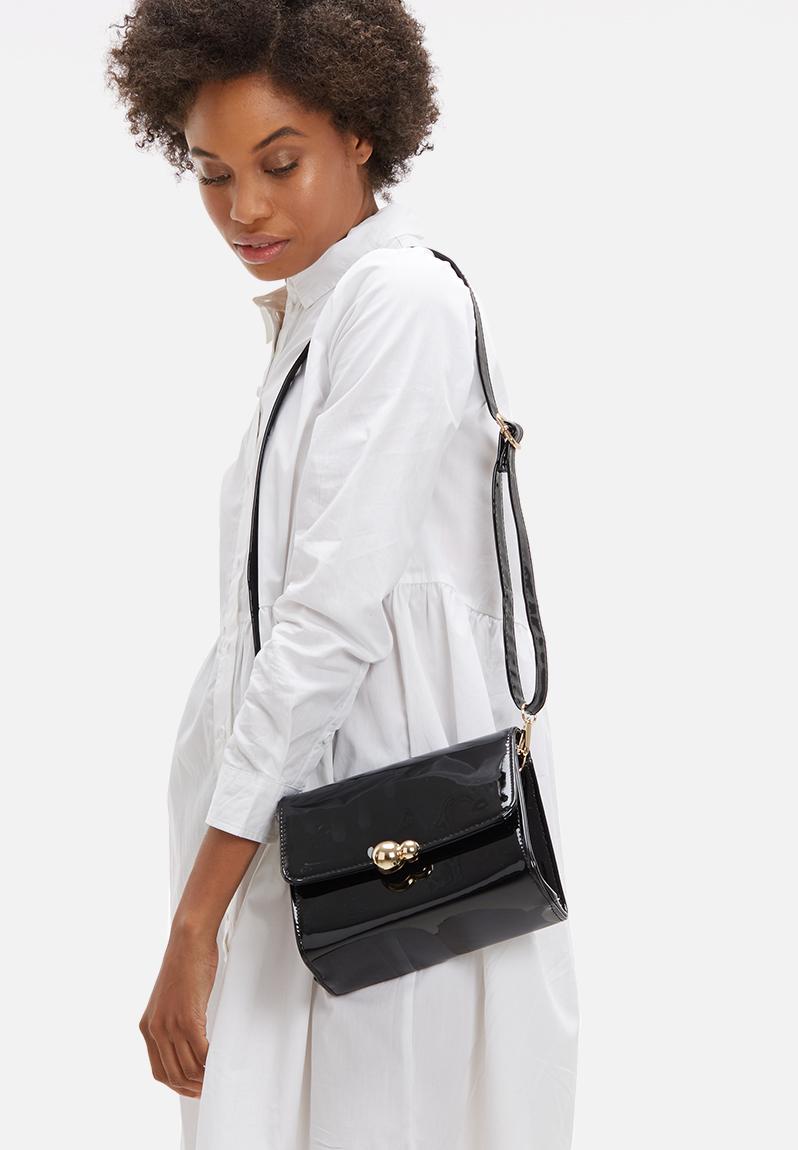 Shan patent sling bag - black dailyfriday Bags & Purses | Superbalist.com