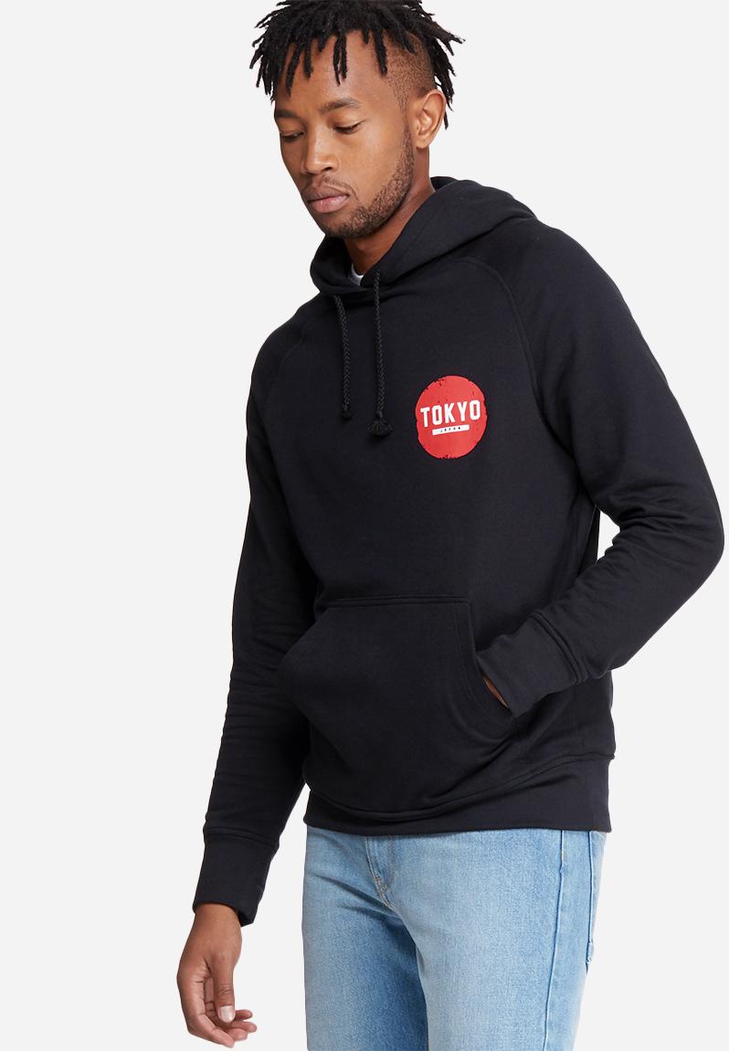 Graphic pullover hoodie sweat- black basicthread Hoodies & Sweats ...