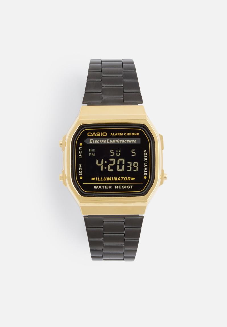 Digital wrist watch - black/gold Casio Watches | Superbalist.com