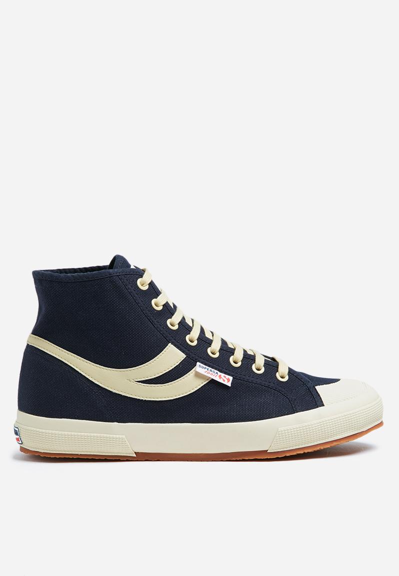 Superga Sport 2795 Cotu Panatta Hi Top - Navy / Ecru SUPERGA Sneakers ...