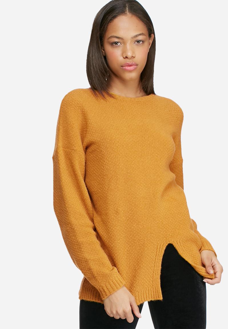 Split front knit - ochre dailyfriday Knitwear | Superbalist.com