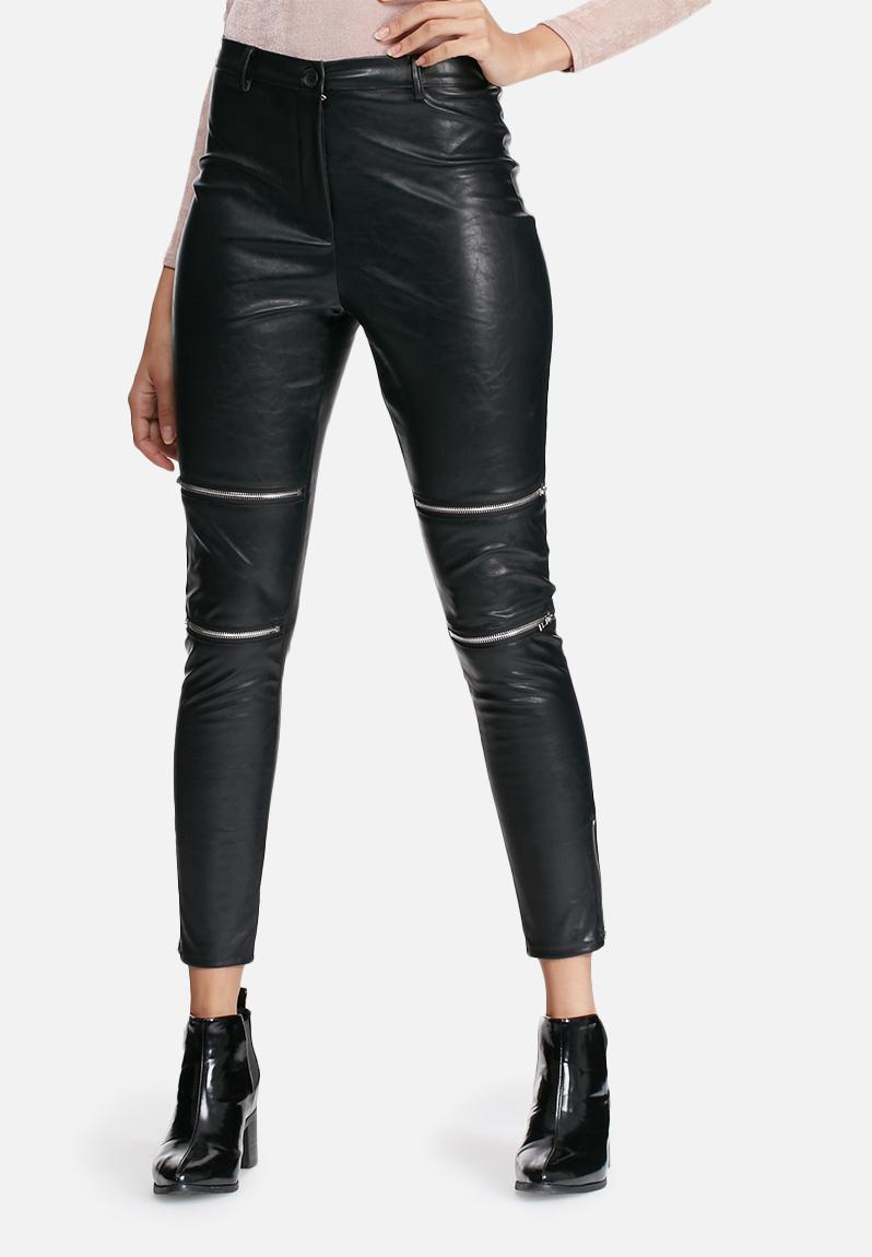 missguided leather trousers