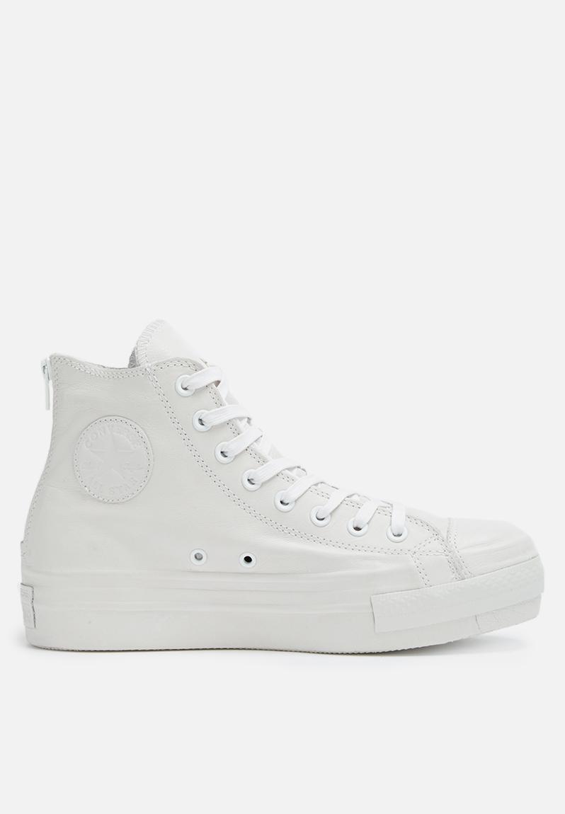Ctas plat leath shroud hi l 549571C - white Converse Sneakers |  Superbalist.com