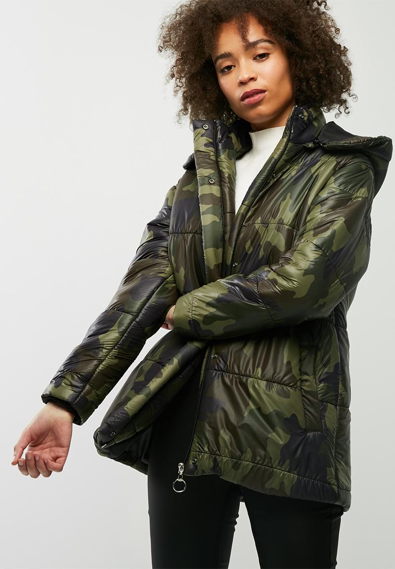 Download Hooded padded jacket - shiny camo dailyfriday Jackets ...