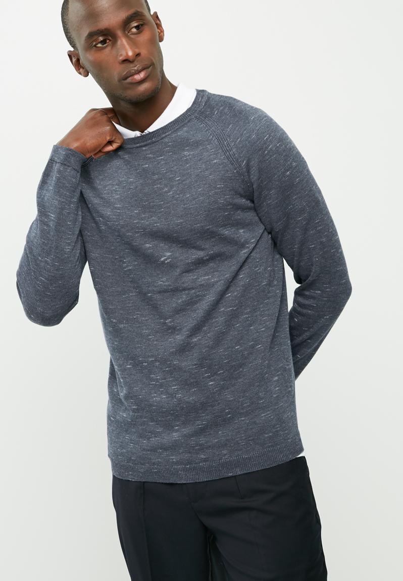 Tristan crew neck - ombre blue Selected Homme Knitwear | Superbalist.com