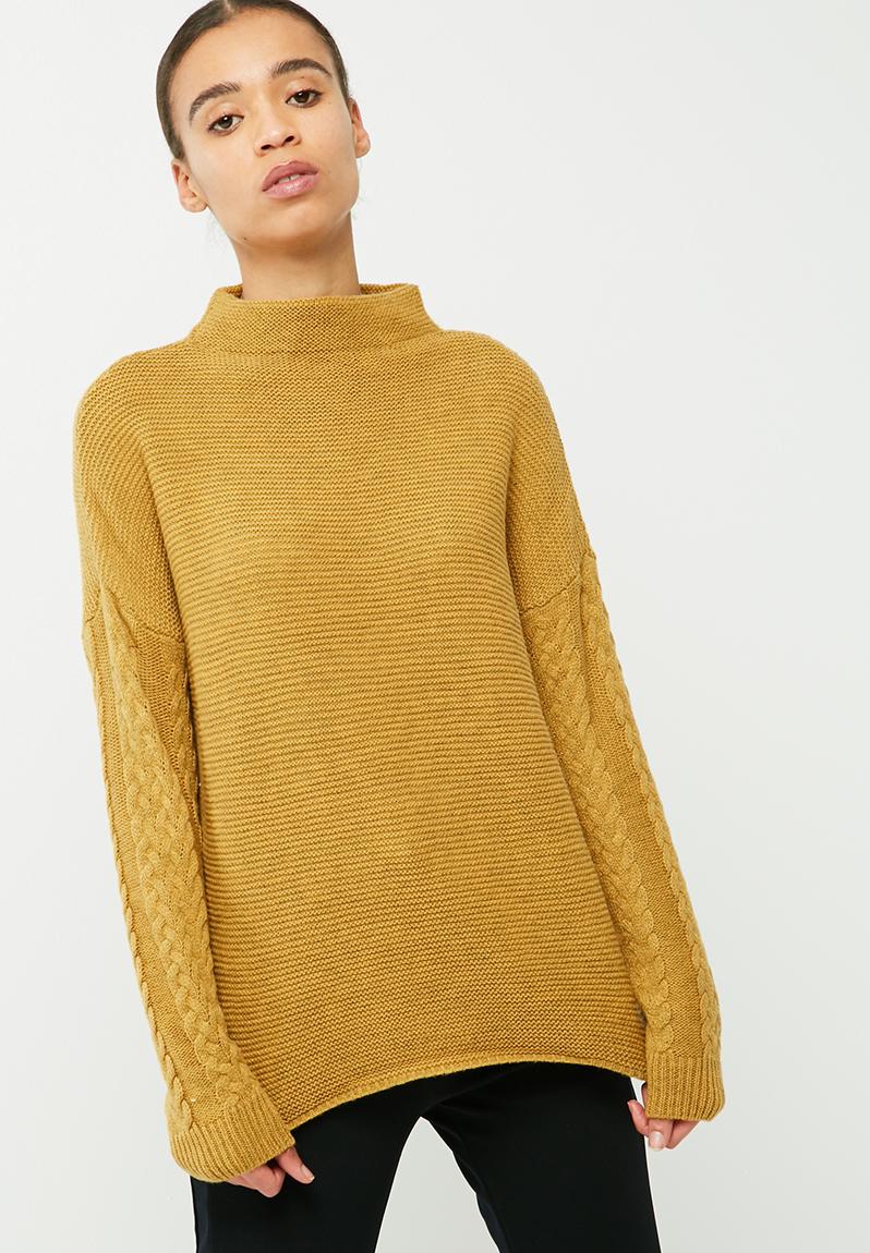 Marcella sweater - harvest gold ONLY Knitwear | Superbalist.com