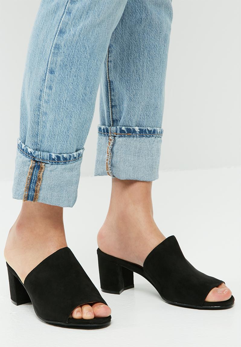 Caya mule - black Vero Moda Heels | Superbalist.com