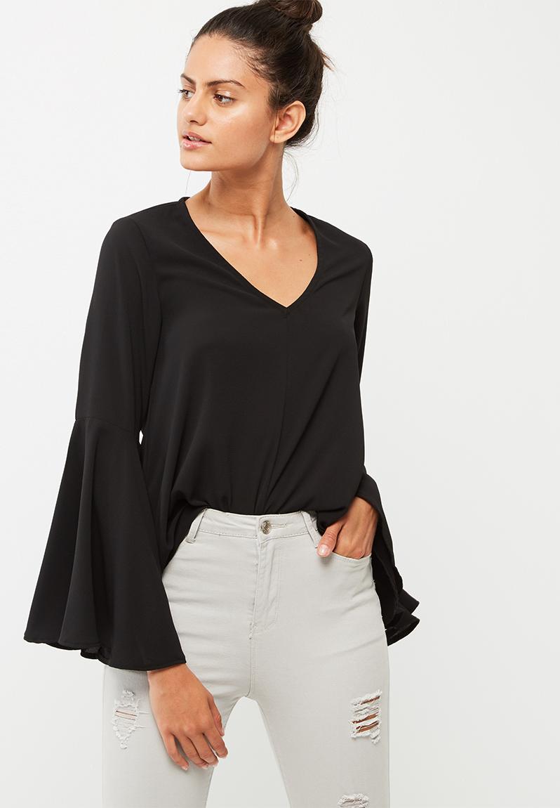 Bell sleeve blouse - black dailyfriday Blouses | Superbalist.com