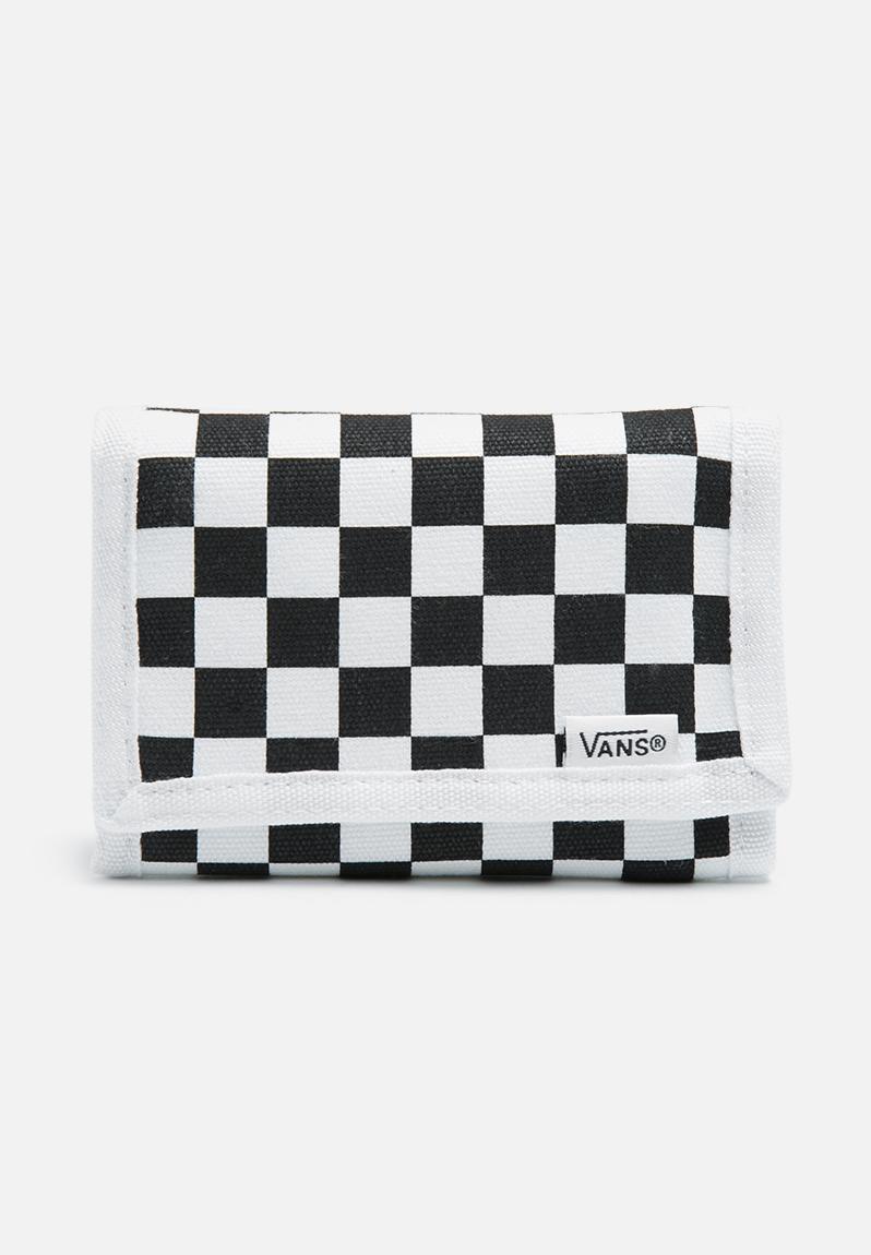 vans checkerboard wallet