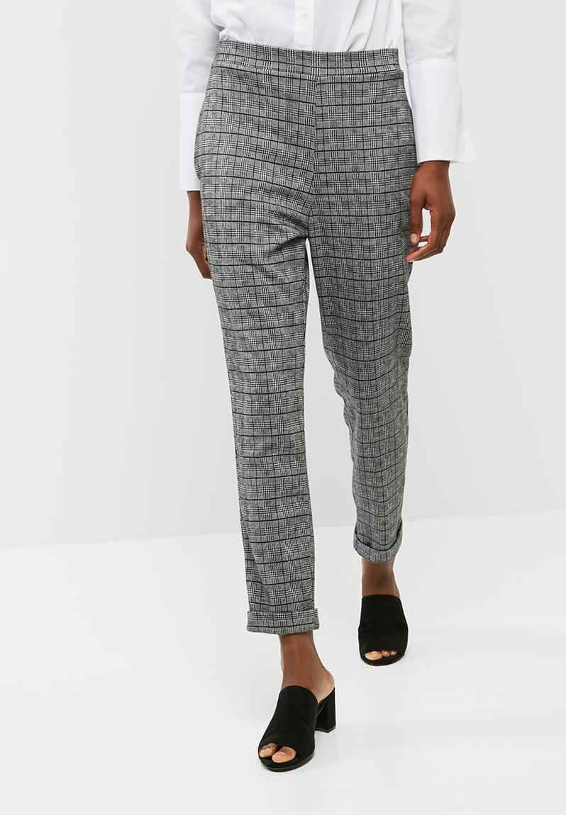 Tonal check pants - grey check dailyfriday Trousers | Superbalist.com