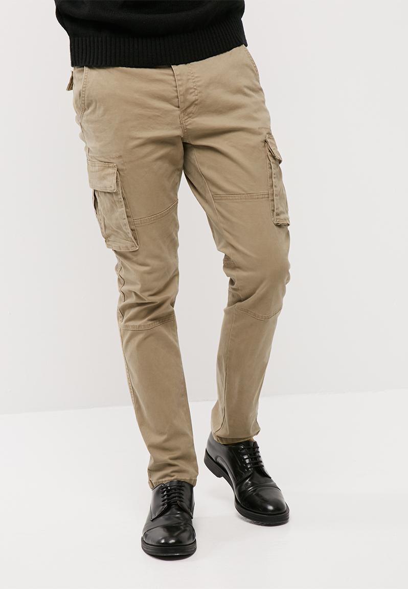 Stone cargo chino - lead gray Only & Sons Pants & Chinos | Superbalist.com