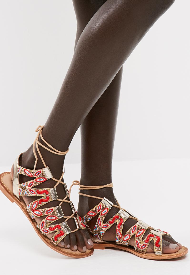 Maya leather sandal - shrimp Vero Moda Sandals & Flip Flops ...