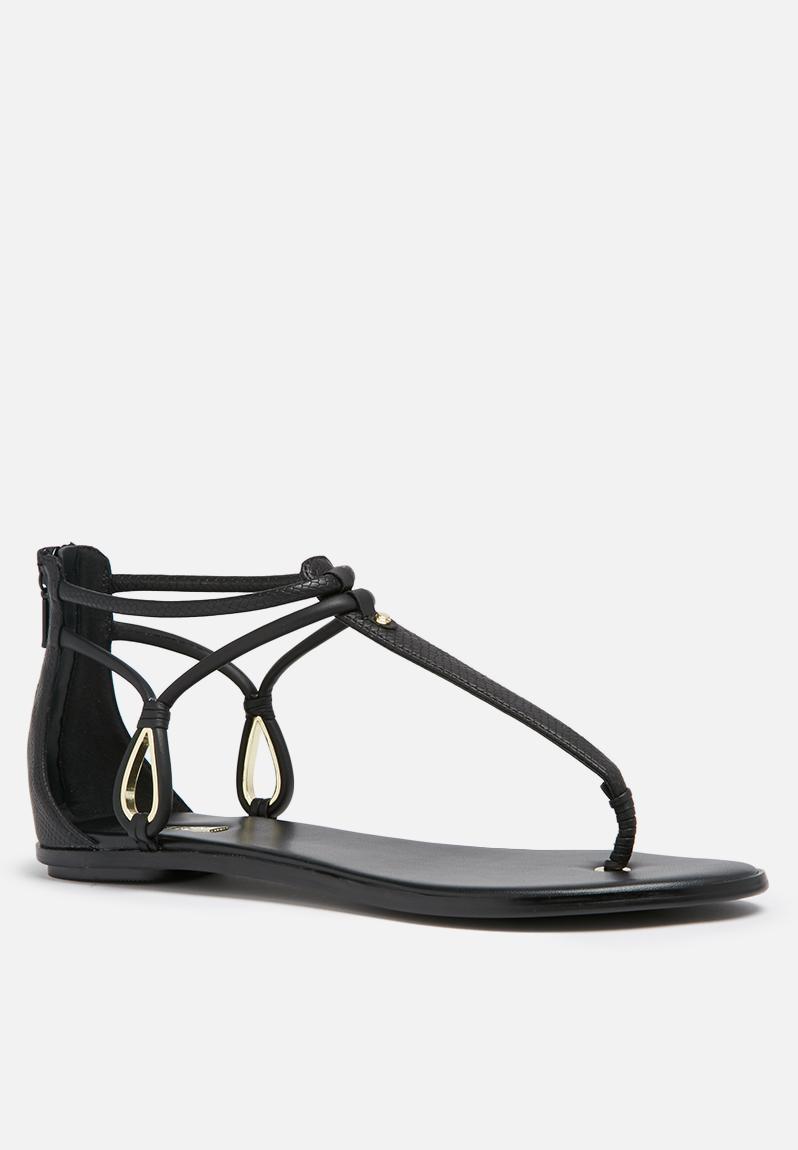 Surie - black synthetic ALDO Sandals & Flip Flops | Superbalist.com