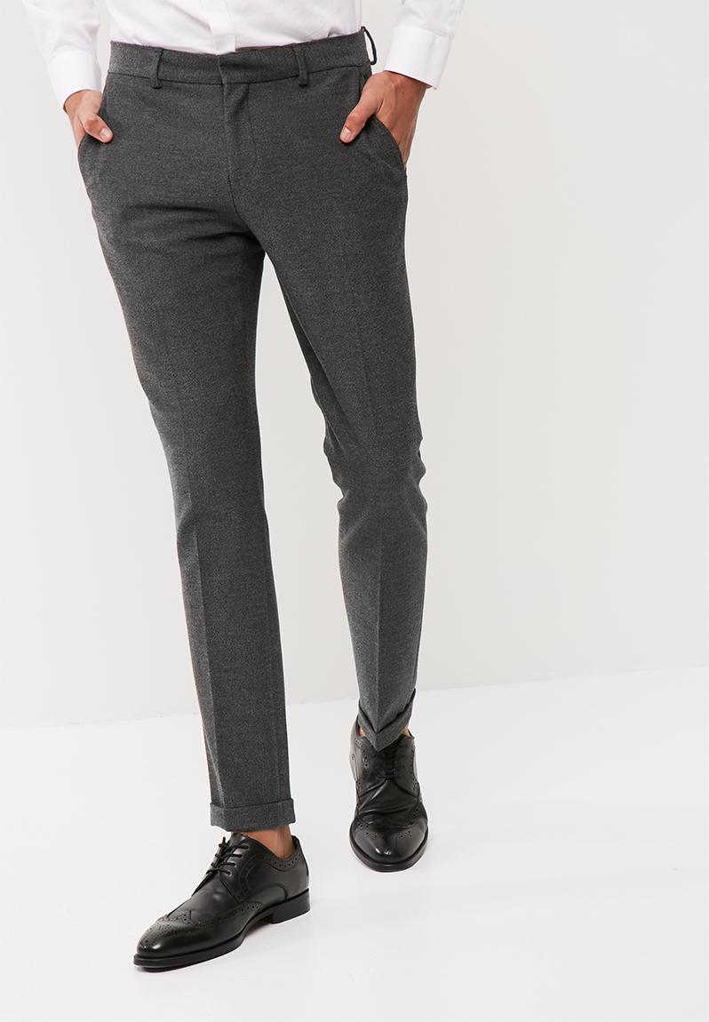 Page tapered trouser - dark grey Selected Homme Pants & Chinos ...