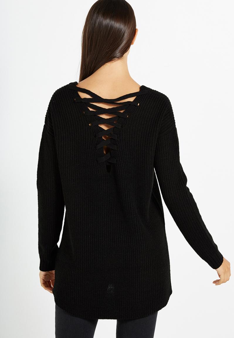 Camilla open back knit - black Cotton On Knitwear | Superbalist.com
