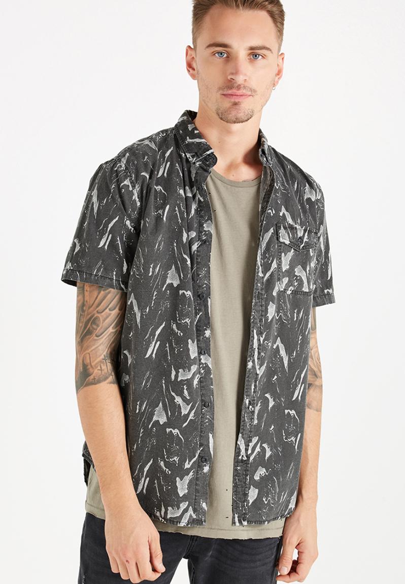 Wave print shirt - black wave print Cotton On Shirts | Superbalist.com