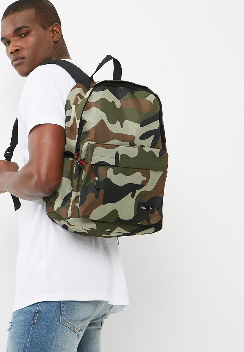 Camo backpack - camo UNSEEN Bags & Wallets | Superbalist.com