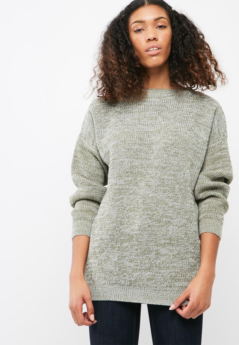 Scooped back knit - fatigue dailyfriday Knitwear | Superbalist.com