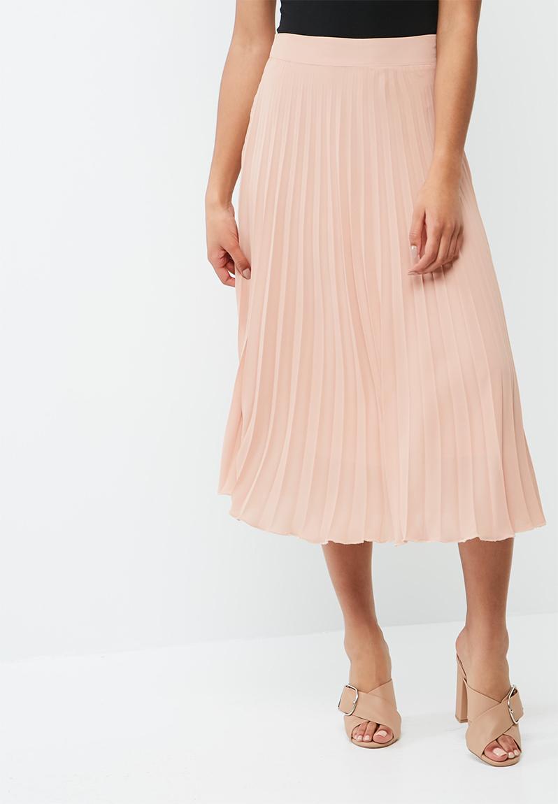 Pleated midi skirt - dusty pink dailyfriday Skirts | Superbalist.com