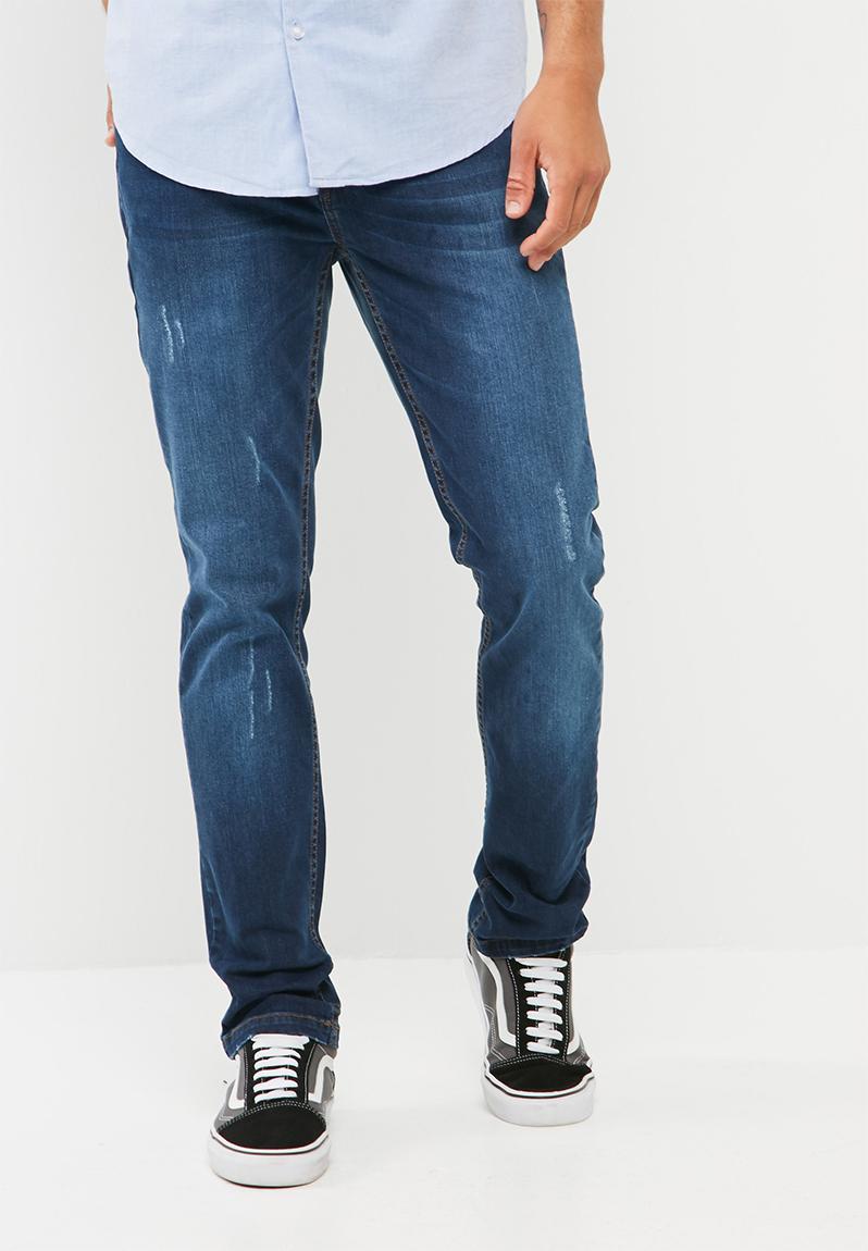 Steve slim fit jeans - mid blue wash basicthread Jeans | Superbalist.com
