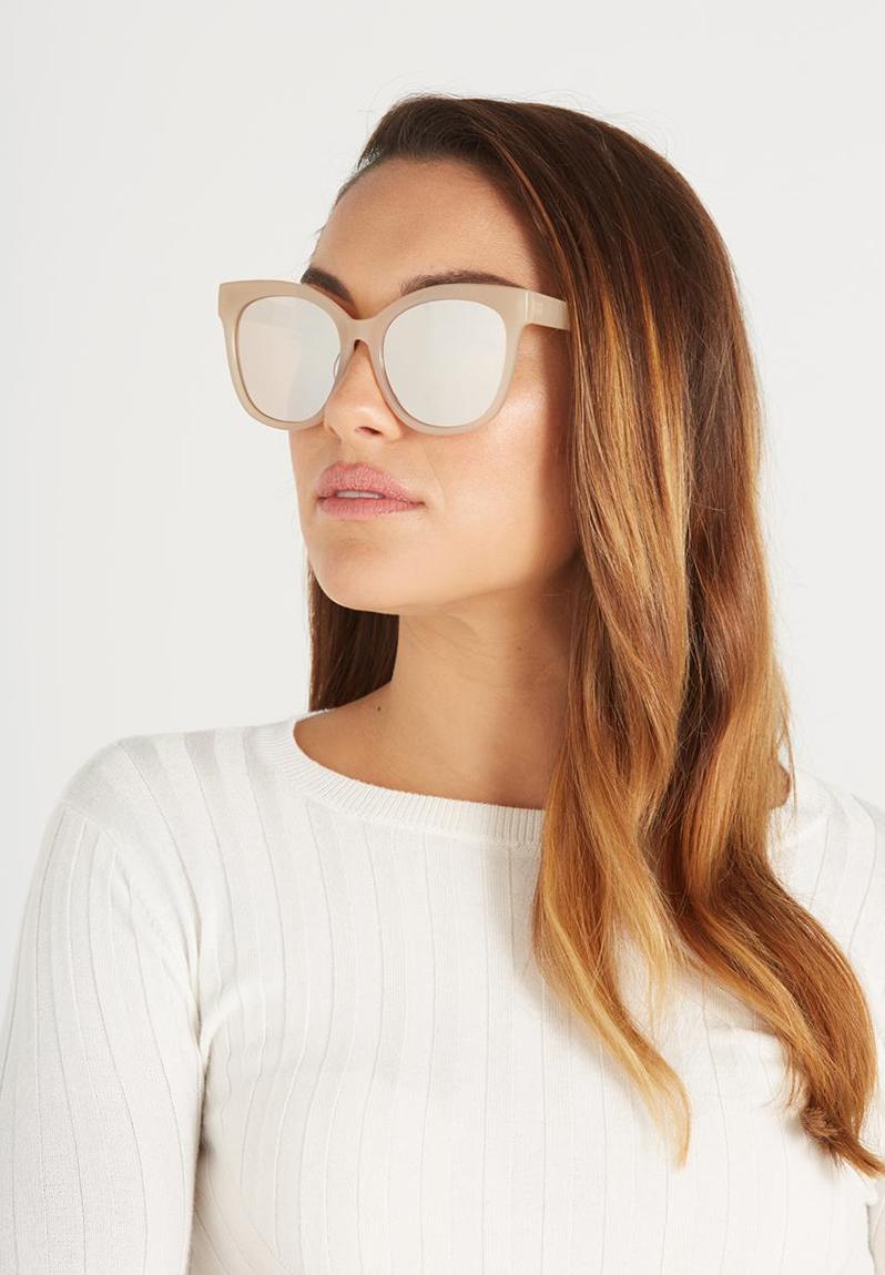 Nicole Full Framed Sunglasses Nude Blush Lens Cotton On Eyewear