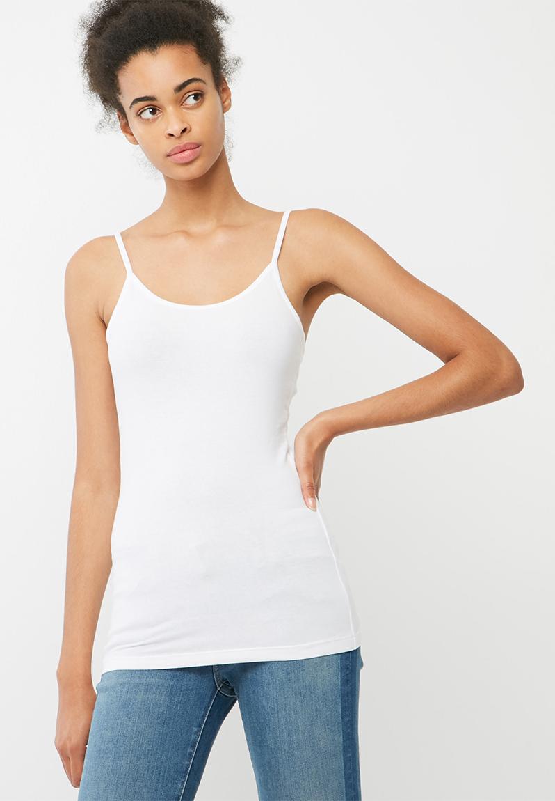 Super singlet NOOS - Bright white Noisy May T-Shirts, Vests & Camis ...