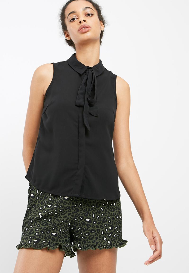 Becky kittybow blouse - Black Vero Moda Blouses | Superbalist.com