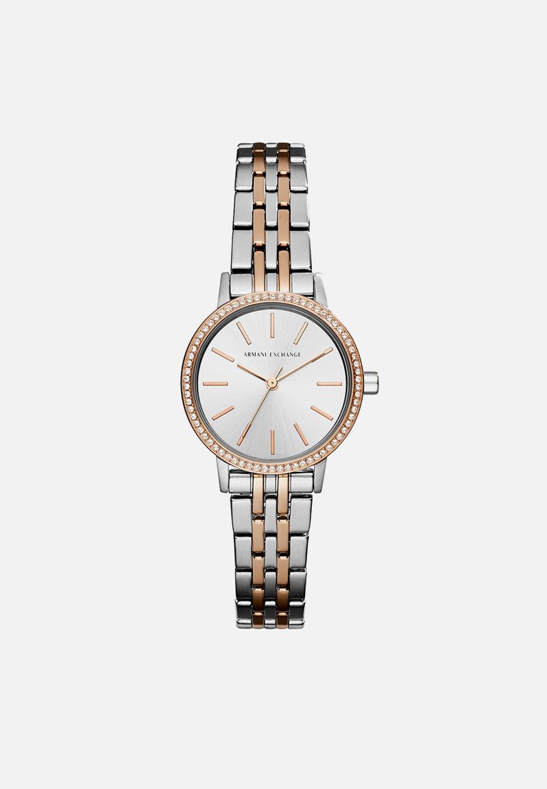 Lola-AX5542-2-Tone Silver/Gold Armani Exchange Watches | Superbalist.com