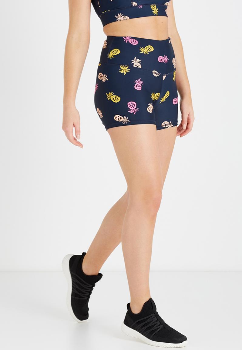 pineapple yoga shorts