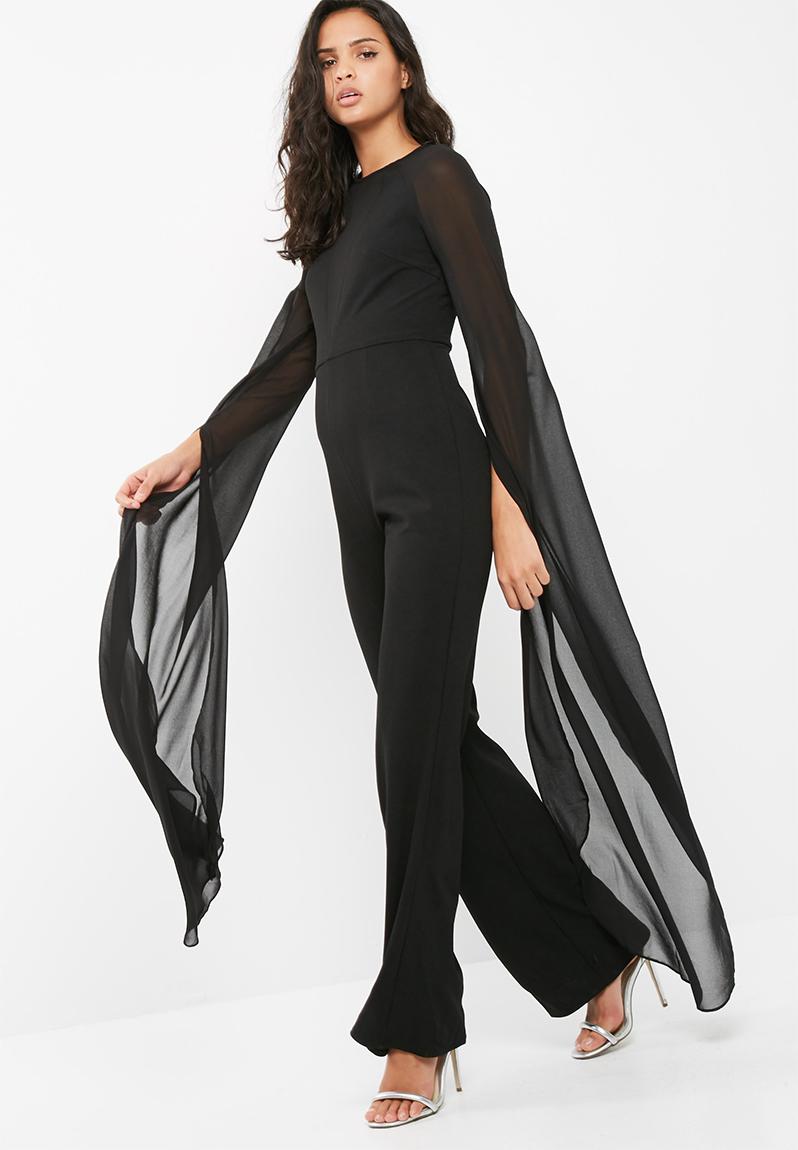 long sleeve wide leg jumpsuit