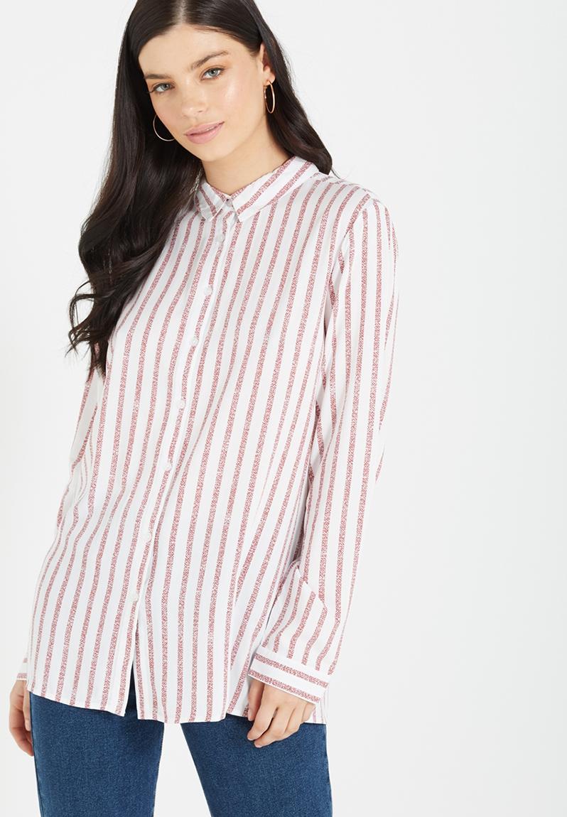 Rebecca shirt - Blush stripe Cotton On Shirts | Superbalist.com