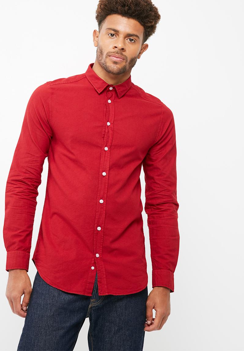 plain-slim-l-s-oxford-shirt-red-basicthread-shirts-superbalist