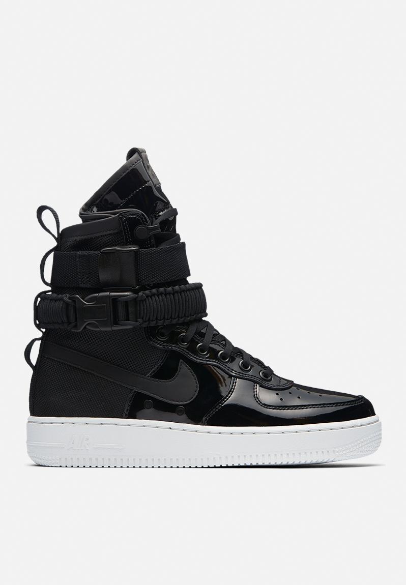 Nike W SF AF1 SE PRM - AJ0963-001 - Black / Silver / Cool Grey Nike ...