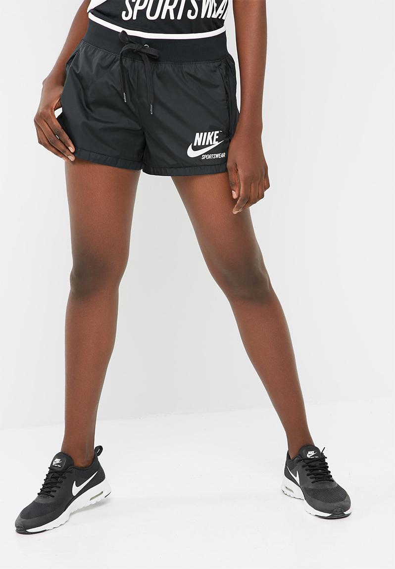 Archive zip shorts - Black Nike Bottoms | Superbalist.com