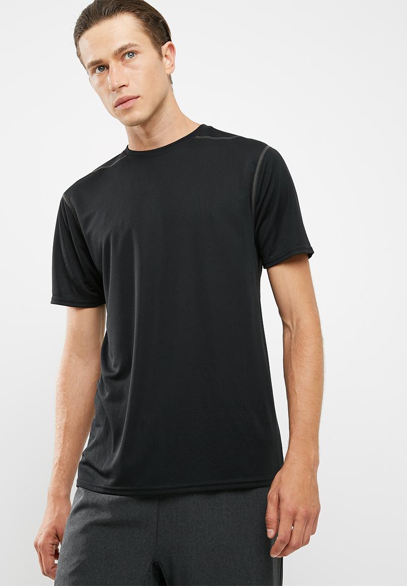 Active mesh SS tee- black New Look T-Shirts | Superbalist.com