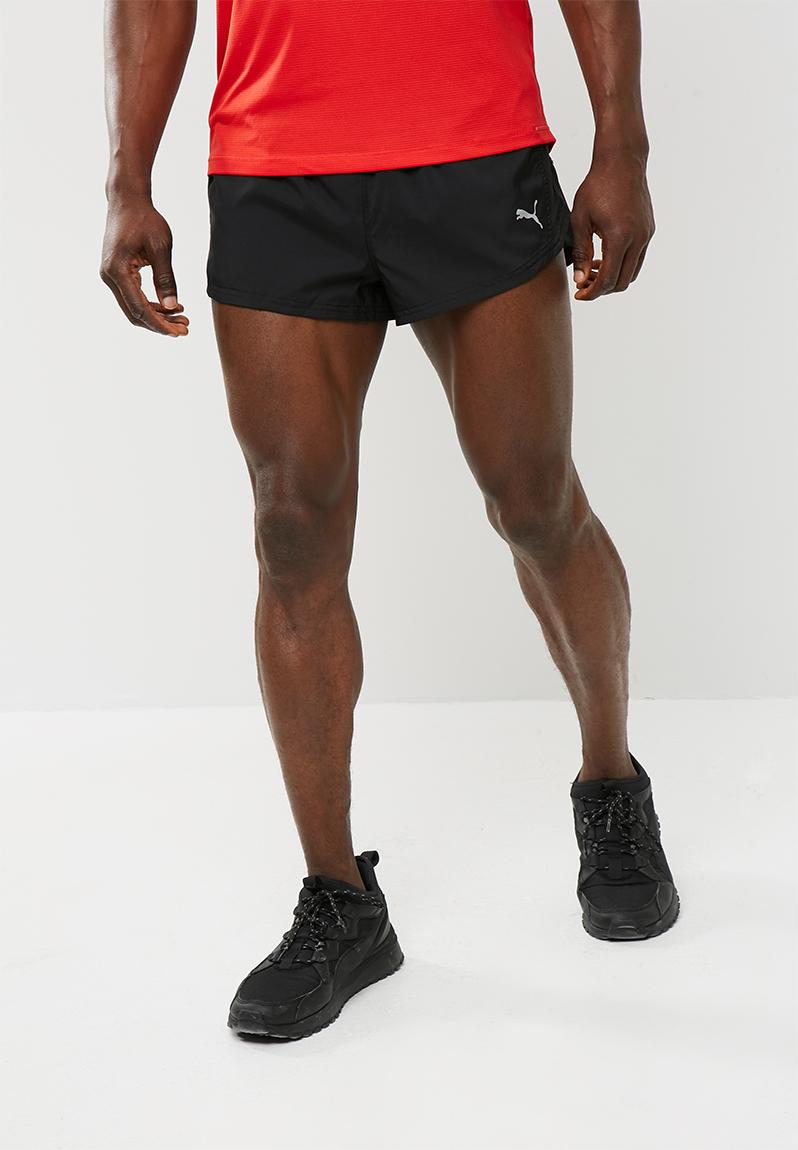 puma core run split shorts
