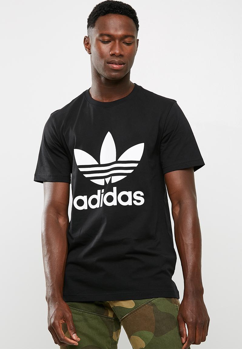 Mens org trefoil tee- black/white adidas Originals T-Shirts ...