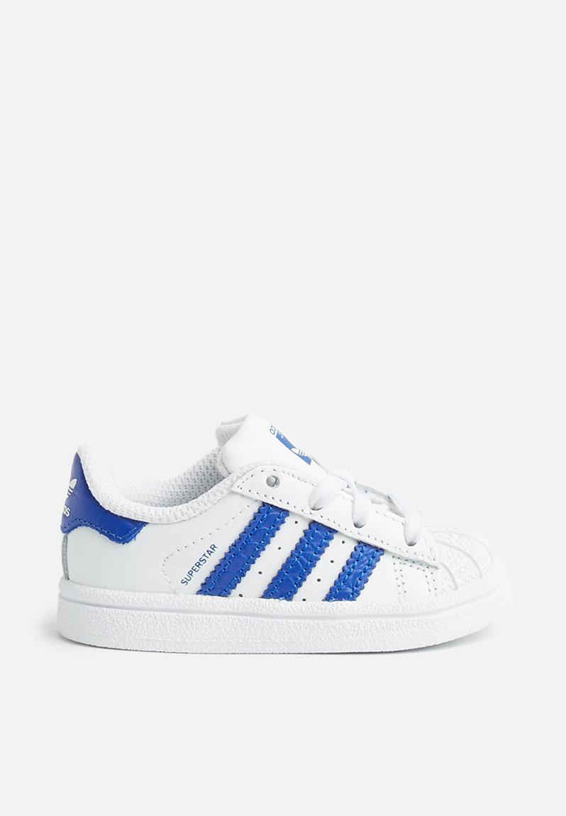 Infants superstar I - white/blue/blue adidas Originals Shoes ...