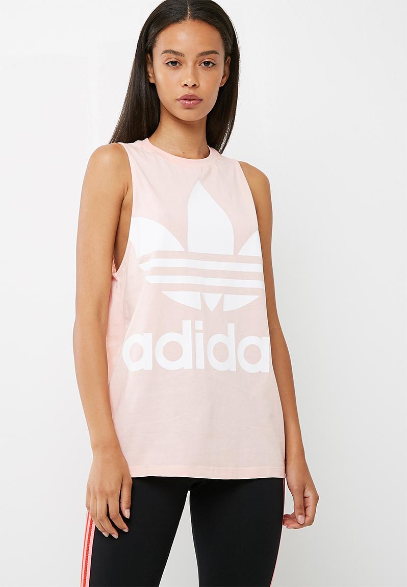 Trefoil tank - blush pink adidas Originals T-Shirts | Superbalist.com