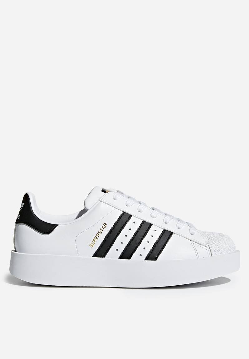 Superstar bold W - White/Black/Gold