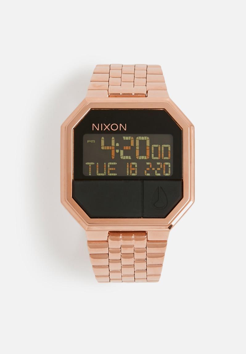 nixon rerun rose gold