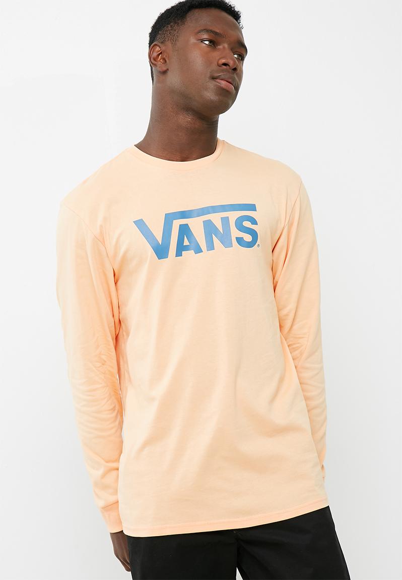 Vans Classic LS Apricot Ice Copen Blue Vans T Shirts Vests Superbalist