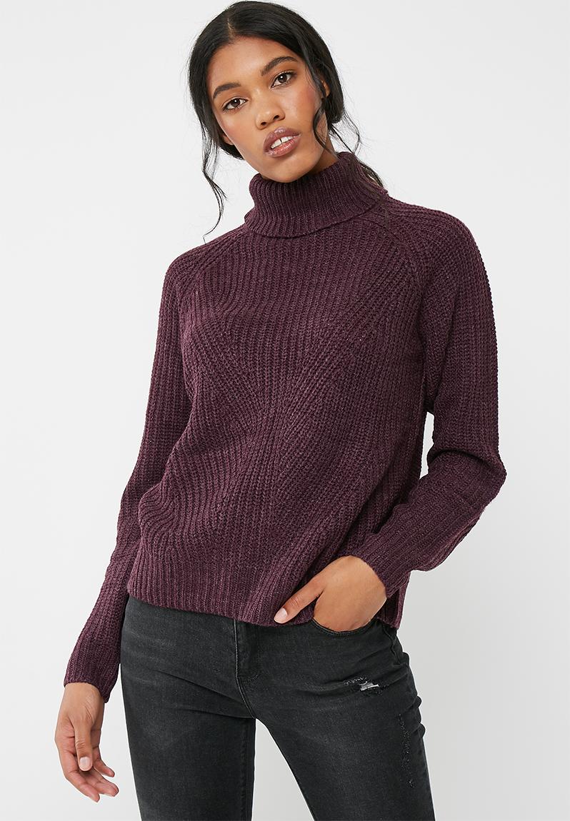 Justy sweater - Potent purple Jacqueline de Yong Knitwear | Superbalist.com