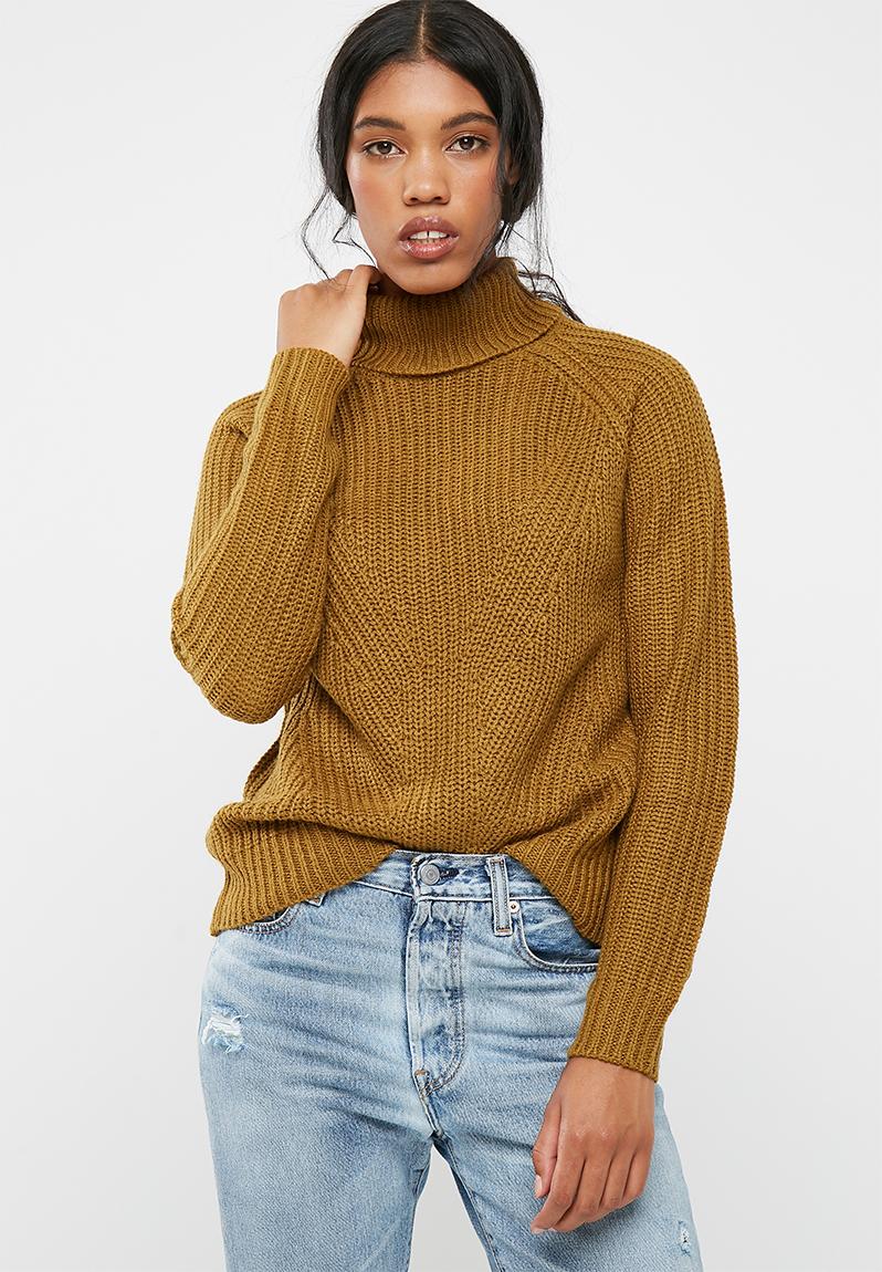 Justy sweater - Golden Brown Jacqueline de Yong Knitwear | Superbalist.com